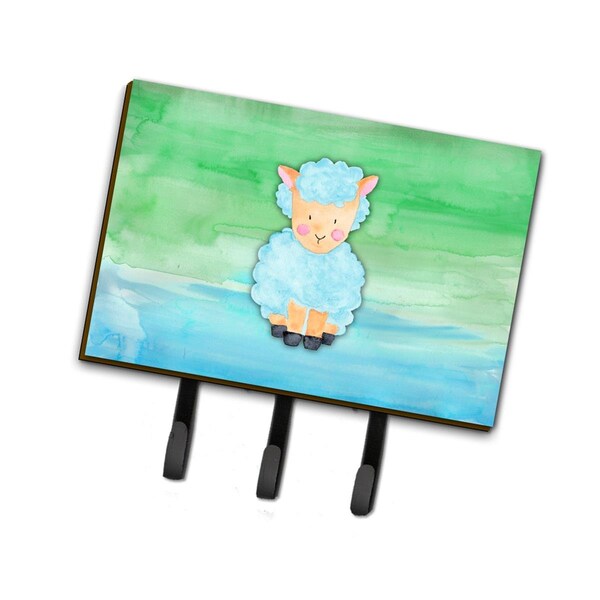 Jensendistributionservices Sheep Lamb Watercolor Leash or Key Holder - MI1714530