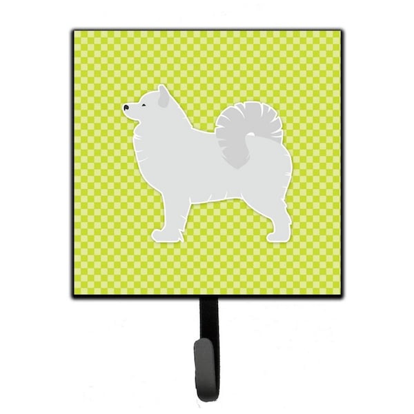Jensendistributionservices Samoyed Checkerboard Green Leash or Key Holder - MI1711113