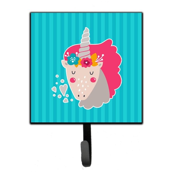 Jensendistributionservices Unicorn Blue Stripes Leash or Key Holder - MI1711411