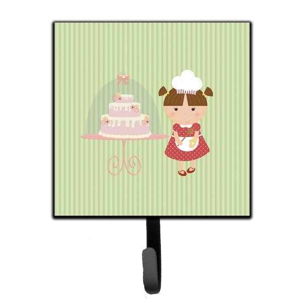 Jensendistributionservices Cake Baker Brunette Green Leash or Key Holder - MI1713543