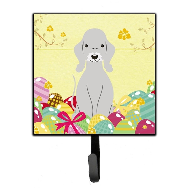 Jensendistributionservices Easter Eggs Bedlington Terrier Blue Leash or Key Holder - MI1713244