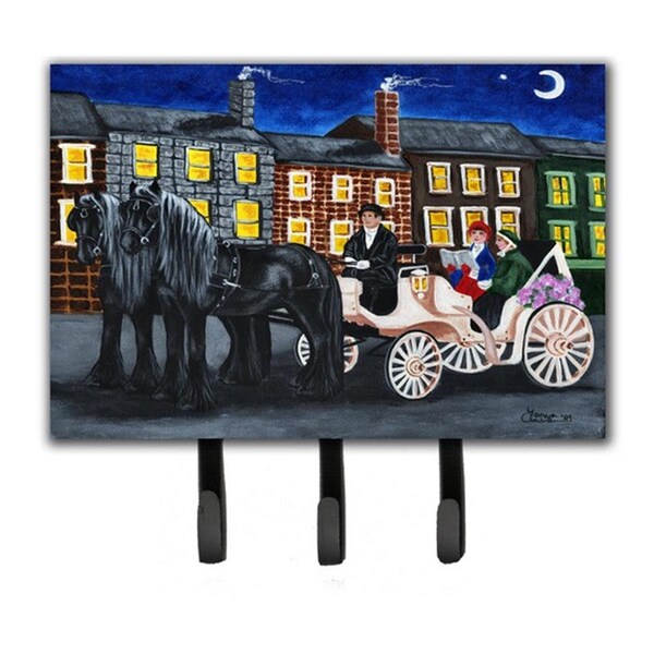 Jensendistributionservices City Carriage Ride Horse Leash or Key Holder - MI1725113
