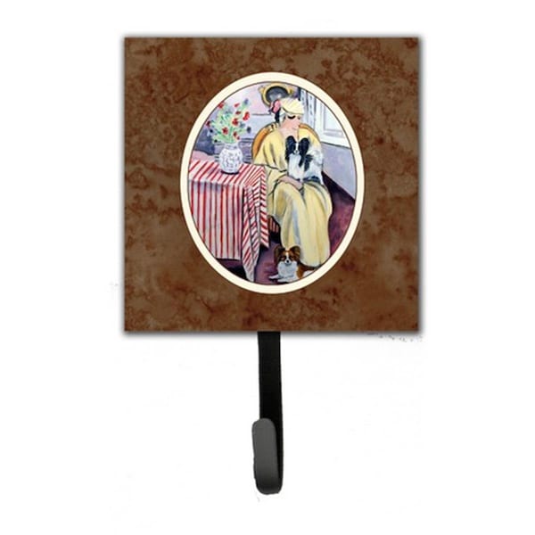Carolines Treasures Lady with Her Papillon Leash or Key Holder - 7069SH4