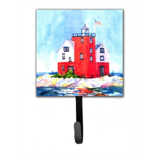 Carolines Treasures Lighthouse On The Rocks Harbour Leash Holder Or Key Hook - 6137SH4