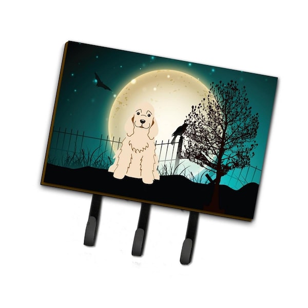 Carolines Treasures Halloween Scary Cocker Spaniel Buff Leash or Key Holder - BB2284TH68
