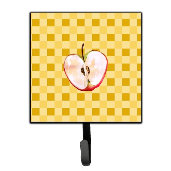 Carolines Treasures Half Apple on Basketweave Leash or Key Holder - BB7218SH4