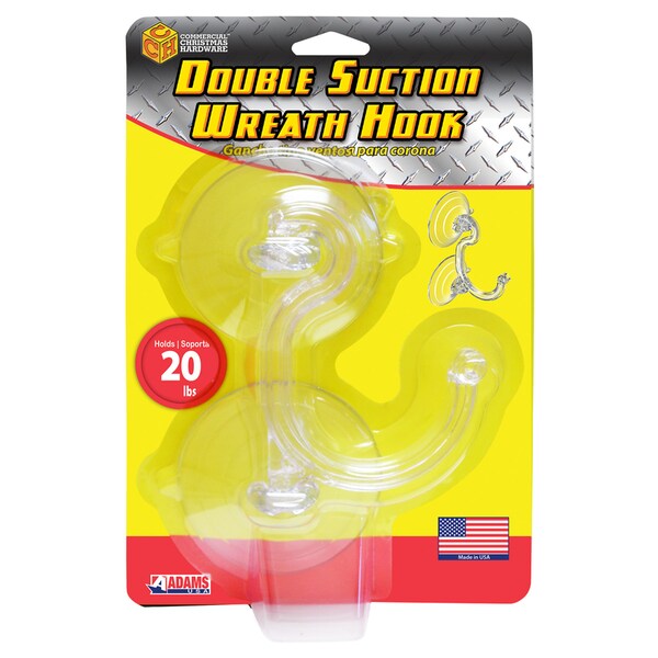 Adams Mfg Adams Wreath Holder Suction Cup 1 pk - 5750-86-5034