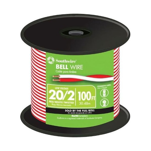 Southwire 56750023 30V Cable de timbre; 100 pies - 3412749