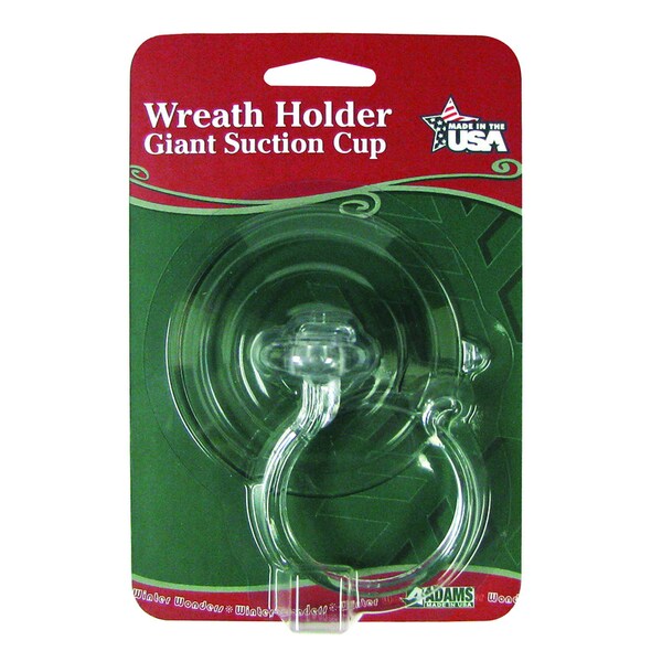 Adams Mfg Adams Wreath Holder Suction Cup 1 pk - 5750-88-1040