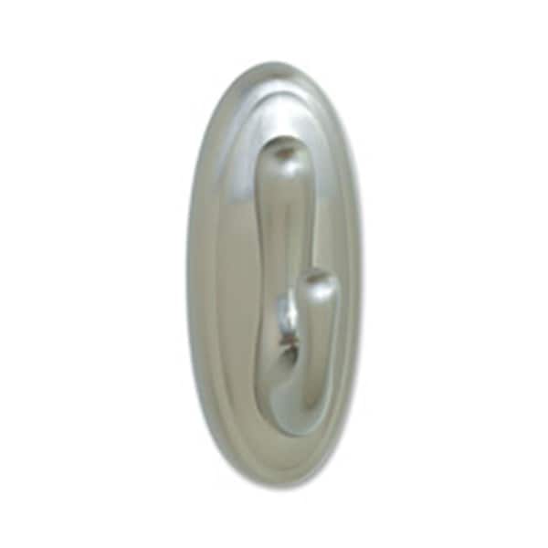 Pinpoint Plastic Hooks- Traditional Design- Large- Holds 5lbs- Metallic - PI861492