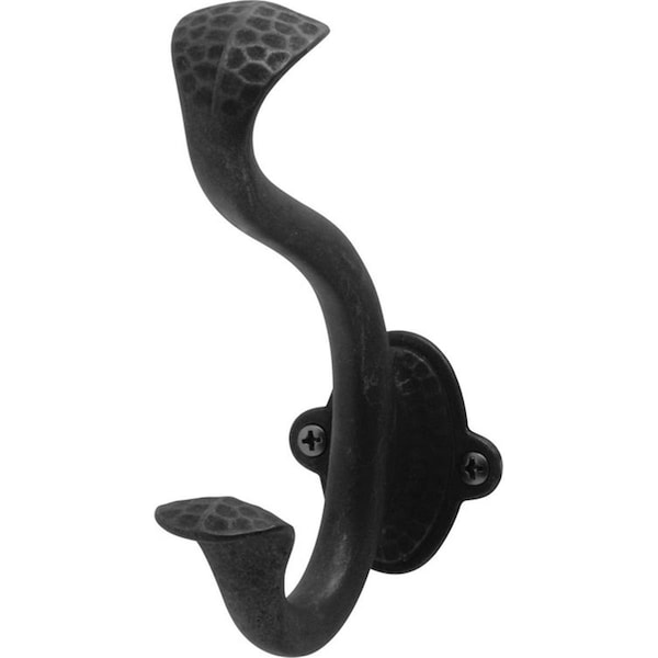 Belwith Products Belwith BWP2175 BI DC Hook; Black Iron - 5.06 in. - BWP2175 BI