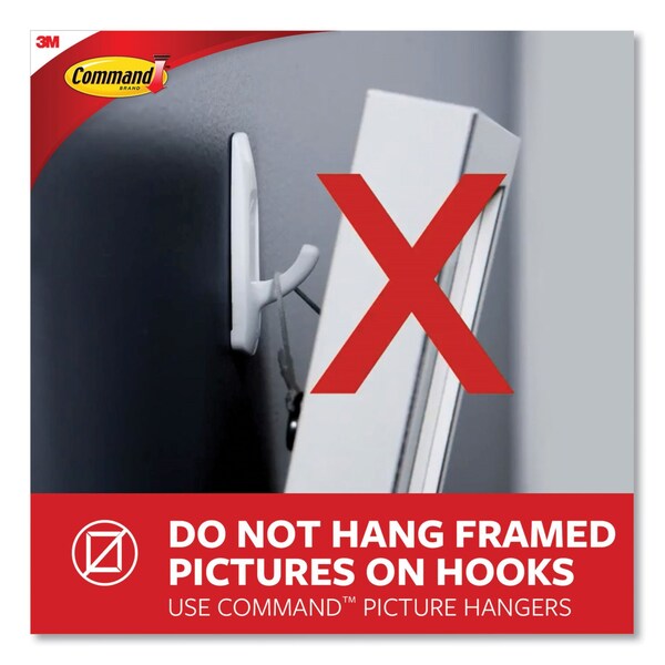 Command All Weather Hooks and Strips, Small, Plastic, Clear, 0.5 lb Capacity, 30 Clips and 32 Strips/Pack - 17017CLRAW30NA