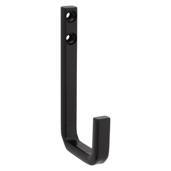National Hardware National Hardware Reed Matte Black Steel 4 in. L Hook 125 lb 1 pk - N337-915