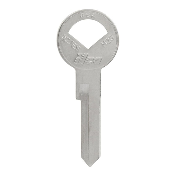 Homecare Products Automotive Universal Key Blank for H26 Single Sided for Ford, Silver - HO3328603
