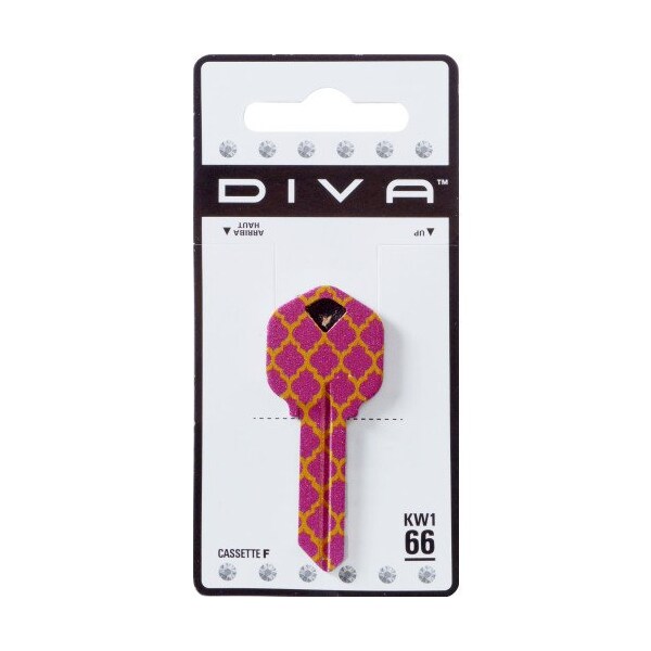 Hillman HILLMAN DIVA Moroccan House/Office Universal Key Blank KW1 Single For Universal - 86918