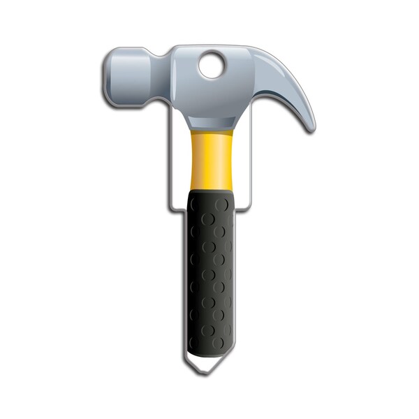 Key Shapes Lucky Line Hammer House Key Blank Single For Kwikset KW1/11 - B122K
