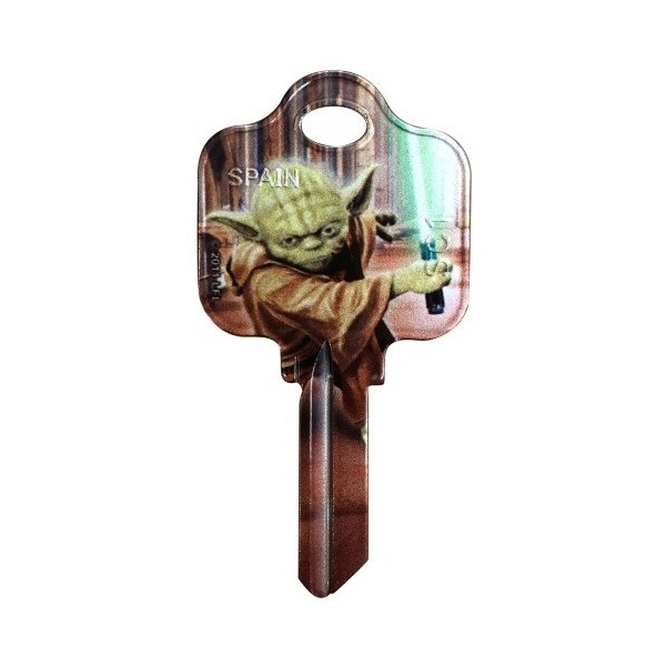 Hillman HILLMAN Star Wars Yoda House/Padlock Universal Key Blank SC1 Single, PK5 - 94861