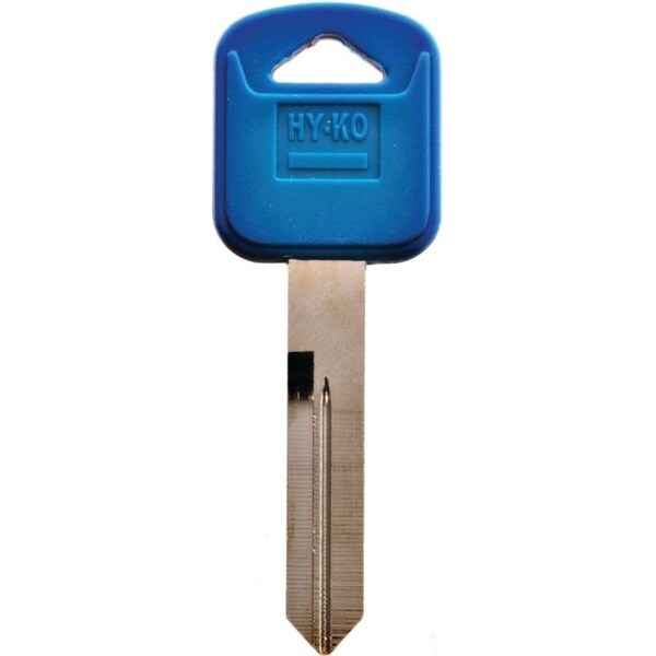 Hy-Ko Key Blank, Brass/Plastic, Nickel, For: Ford Vehicle Locks - 13005H75PB