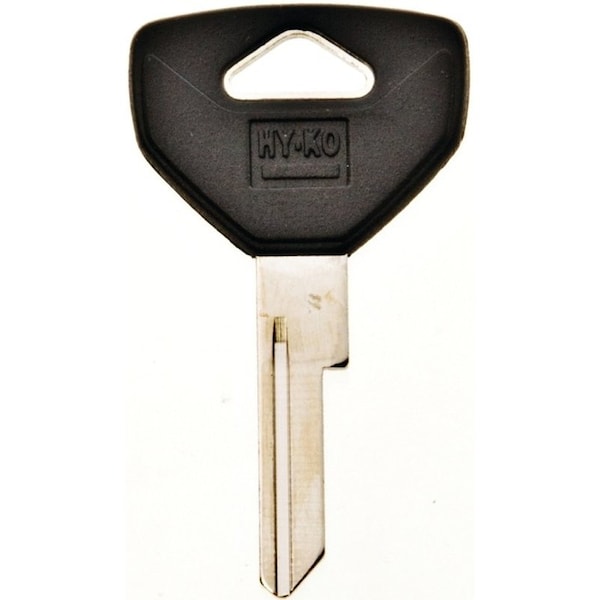 Hy-Ko Key Blank, Brass/Plastic, Nickel, For: Chrysler, Dodge, Eagle, Jeep, Plymouth Vehicles - 12005Y153