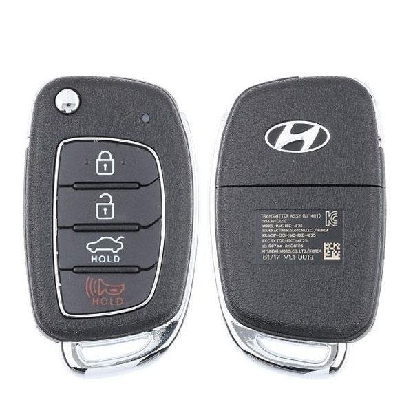 Oem OEM: REF: 2017 - 2020 Hyundai Sonata / 4-Button Remote Flip Key / PN: 95430-C1210 / TQ8-RKE-4F25 - RFK-HYU050