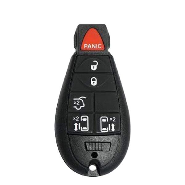 Solidkeys Chrysler, Dodge, and Jeep OEM Replacement FOBIK - 6 Button w/ Hatch and Sliding Van Doors - SLD-CDHBL-G190