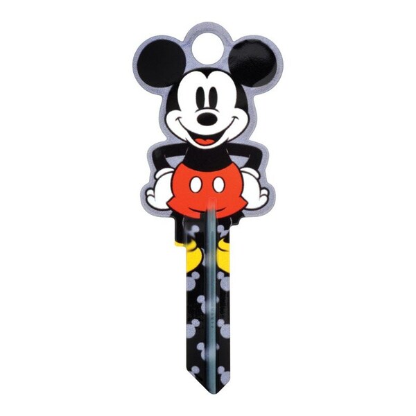 Hillman HILLMAN Disney Mickey Mouse House/Padlock Universal Key Blank KW1/10 Double, PK5 - 88998