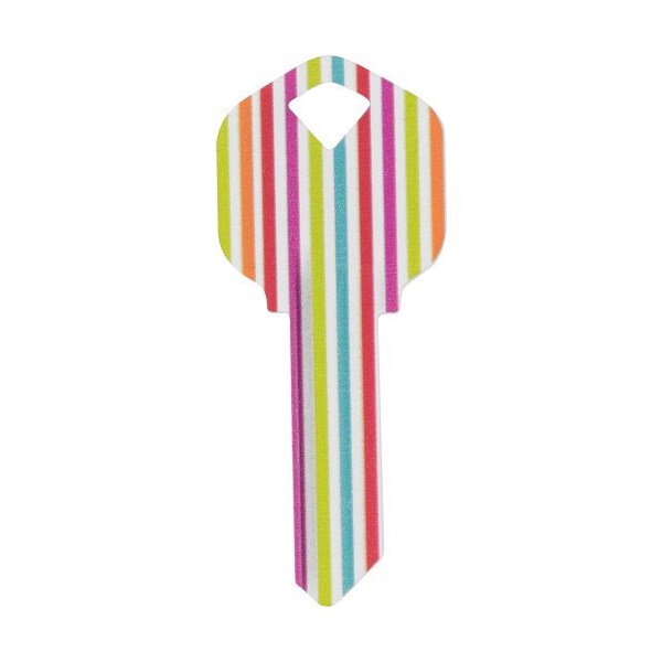 Hillman HILLMAN Wackey Stripes House/Office Universal Key Blank KW1 Single - 89026