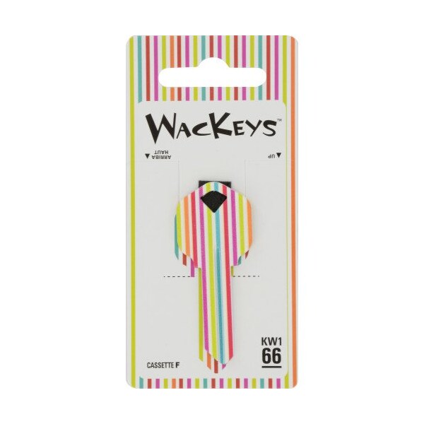 Hillman HILLMAN Wackey Stripes House/Office Universal Key Blank KW1 Single - 89026