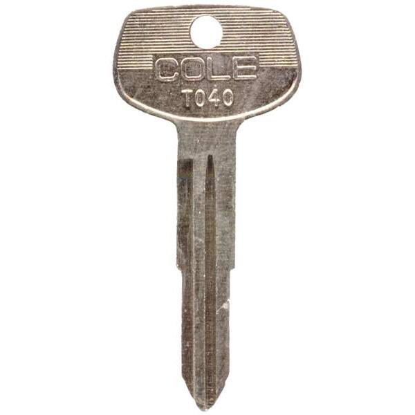 Zoro Select Key Blank, TR40, TO40, PK25 - 5ZLF0