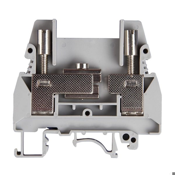 Bloque de terminales CT de Automation Systems Interconnect, tornillos de prueba para socket, bloque de terminales para puente corto deslizante en riel DIN, 26-8AWG, paquete de 10 - ASIURTKSBEN