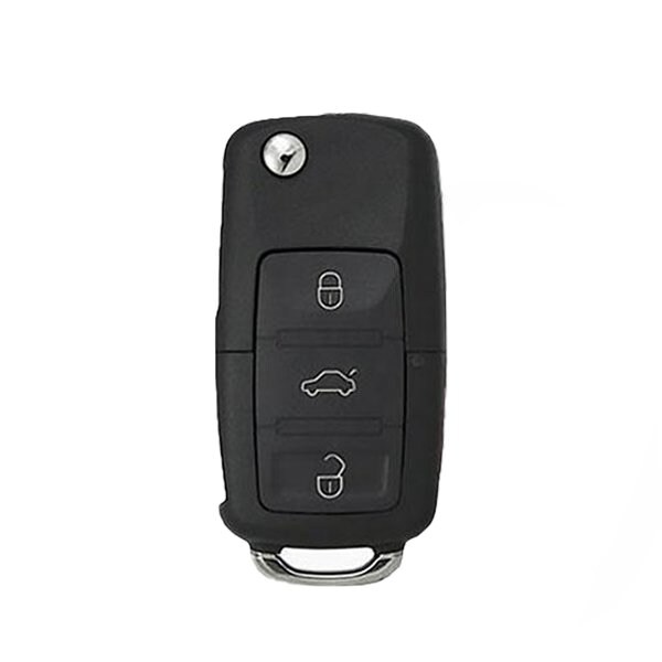 Keyless Factory KeylessFactory: Volkswagen 2011-2016 / 4-Button PEPS Flip Key / PN: 5K0837202AK / NBG010206T - RFK-VW-PEPS