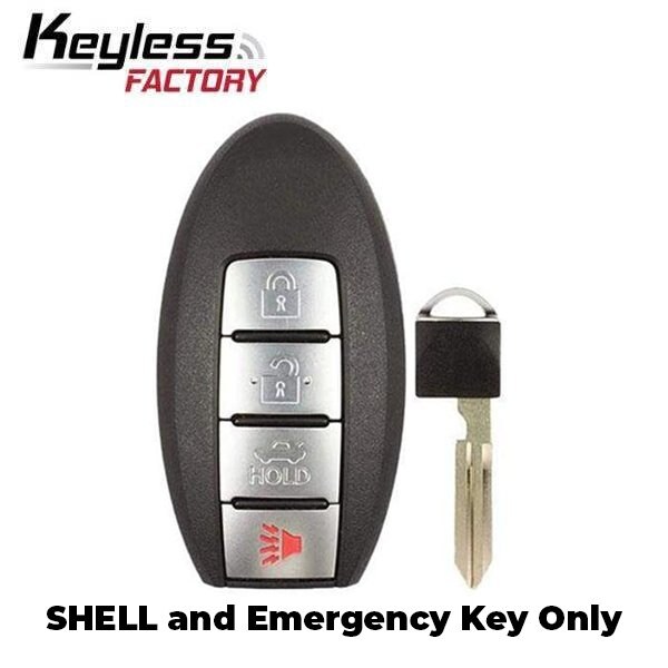 Keyless Factory SHELLOEMRFB2006 - 2010 Infiniti M35 M45 / Smart Prox Key / 4-Button / Trunk / PN285E3-EH12A / CWTWBU - SKS-INF007