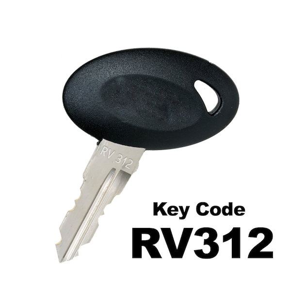 Bauer RV KEY, RV312  , Black, Egg Shaped, Precut - KEY-RV-312