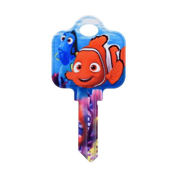 Hillman HILLMAN Disney Nemo House Key Blank 68 SC1 Single For Schlage Locks - 87654