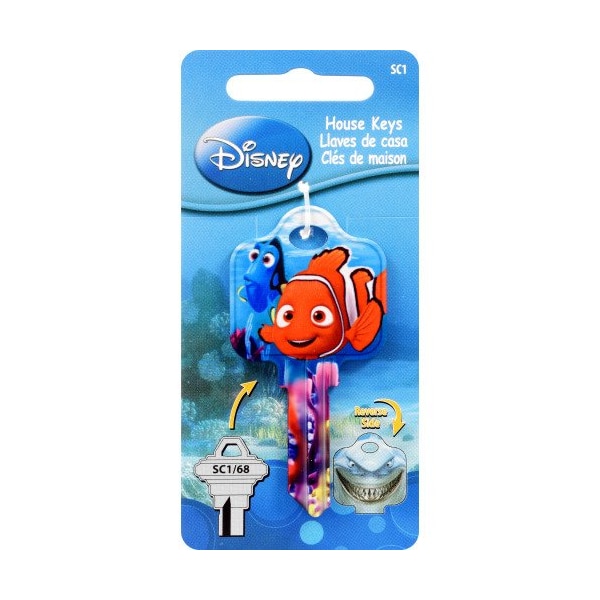 Hillman HILLMAN Disney Nemo House Key Blank 68 SC1 Single For Schlage Locks - 87654