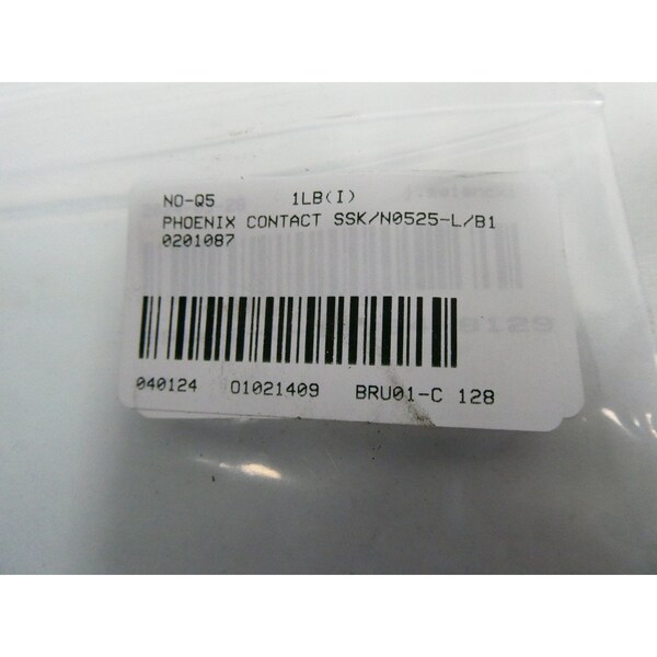 PHOENIX CONTACT TERMINAL AND CONTACT BLOCK, 50PK - SSK/N0525-L/B1