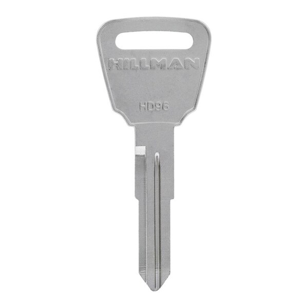 Homecare Products Automotive Universal Key Blank for HD96 Double Sided for Honda, Silver - HO3326150
