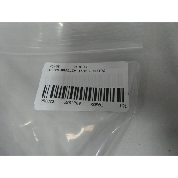 Bloque de terminales y contacto de distribución de energía Allen Bradley Ser B - 1492-PD31123