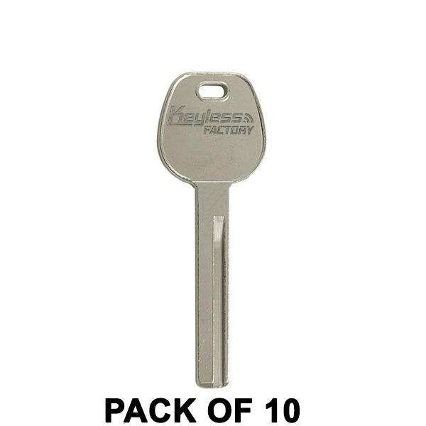 Keyless Factory KeylessFactory:  Hyundai Kia High Security Test Key HYN18 / HY18, PK 10 - MTK-HYN18R