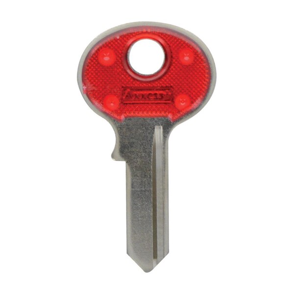 Homecare Products House of Office 69-Single Sided Universal Key Blank, Red , 10PK - HO153961