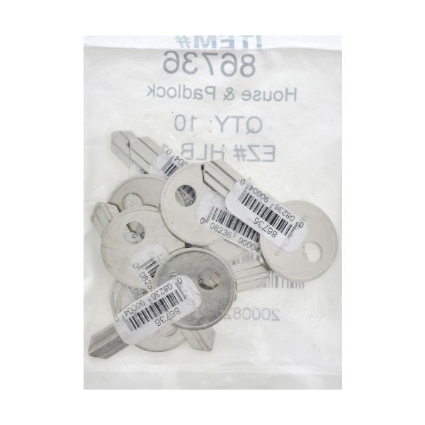 Hillman HILLMAN Traditional Key House/Office Universal Key Blank Double, PK10 - 86736