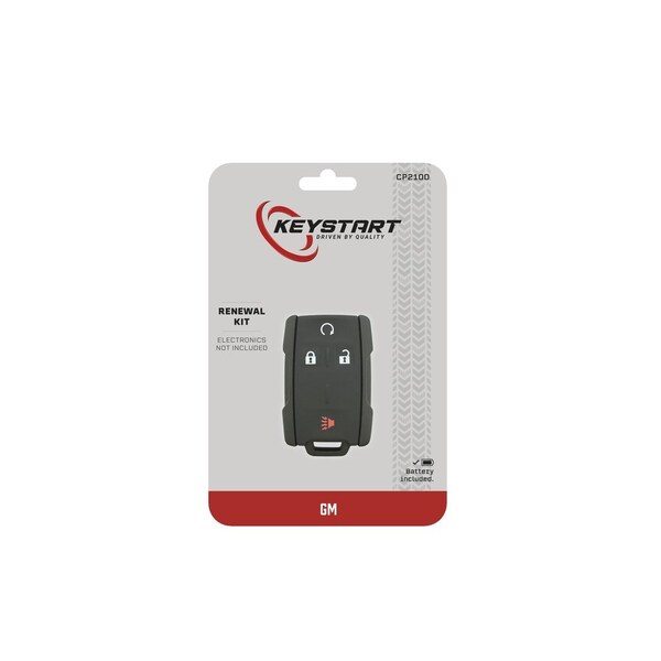 Keystart Key FOB Shell Automotive CP210 For 2014 - 2020 GMC Black - 9977354