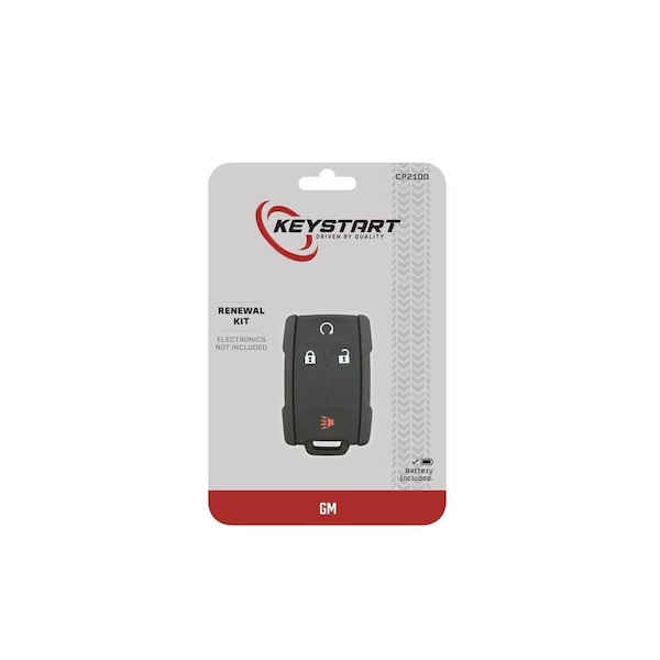 Keystart Key FOB Shell Automotive CP210 For 2014 - 2020 GMC Black - 9977354