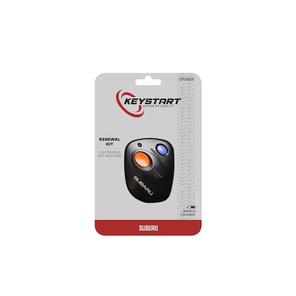 Keystart Replacement Key Renewal KitAdvanced Remote Automotive CP161 Double For Subaru Black - 9977320