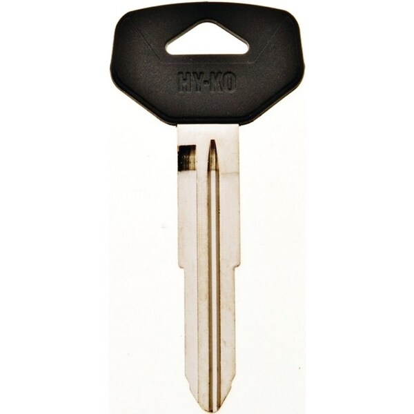 Hy-Ko Automotive Key Blank, BrassPlastic, Nickel, For Toyota Vehicle Locks - 12005TR40