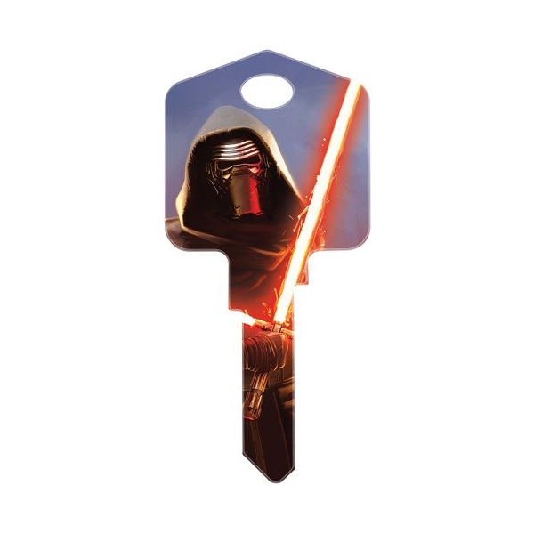 Hillman HILLMAN Star Wars Kylo Ren House/Padlock Universal Key Blank SC1 Single, PK5 - 88790