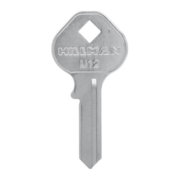 Hillman Padlock M12-Single Sided Universal Key Blank, Assorted - Pack of 10 - 5937461