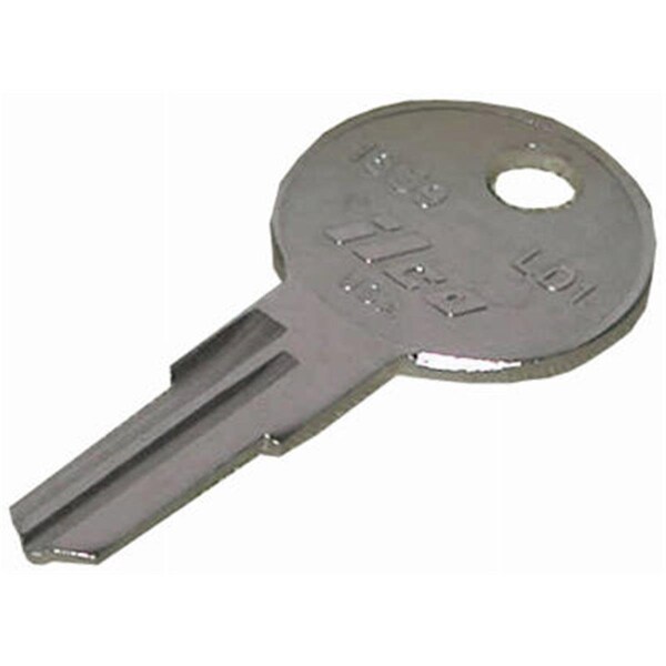 Homecare Products 1639 Larson DR Key, Nickel Plated Brass, 10PK - HO570981