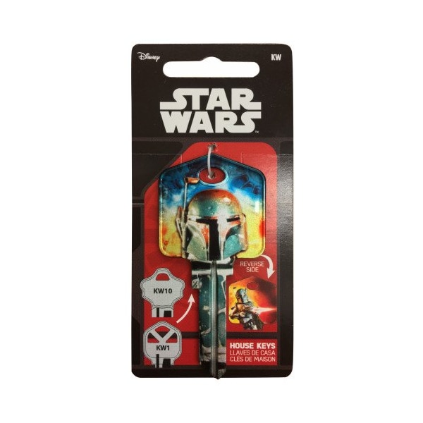 Hillman HILLMAN Star Wars Boba Fett House/Padlock Universal Key Blank KW1/10 Single, PK5 - 94862