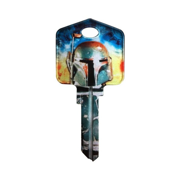 Hillman HILLMAN Star Wars Boba Fett House/Padlock Universal Key Blank KW1/10 Single, PK5 - 94862